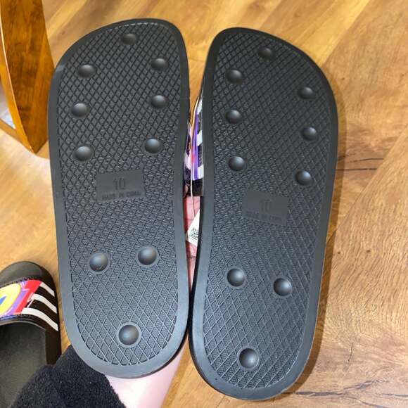 ADIDAS X KRIS ANDREW SMALL Pride Adilette‎ Pride Slide Sandals Size 10 main image 5